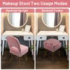 12.9" x 14.1" x 29.9" Small Vanity Stool Chair with
