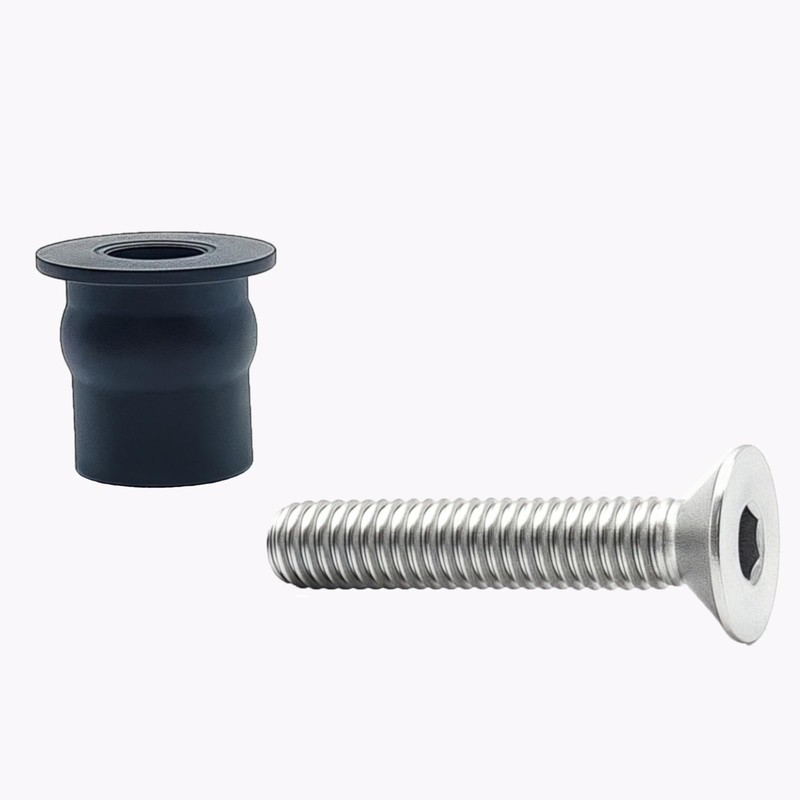 24 Pairs of M6 Neoprene Well Nuts M6 x 30mm