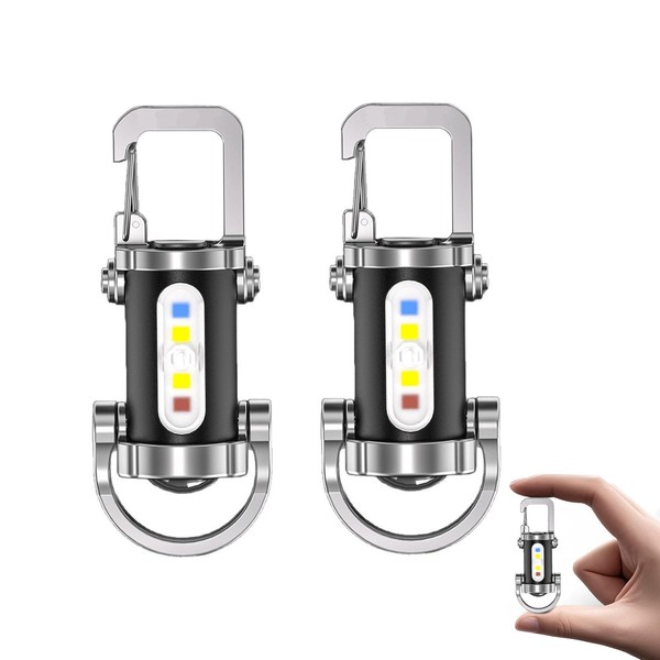 DOKEEP LED Keychain Light, Small Flashlight, Portable, Keychain, Light, Bright,