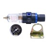 1/4" NPT Air Filter Pressure Regulator, Water-Trap Air Tool Compressor