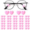 MBAIYO 32 Pairs Heart Eyeglass Ear Grips, Cute Anti-Slip Retainers