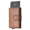 VULKIT Pop Up Wallet, Leather Automatic Credit Card Holder Wallet