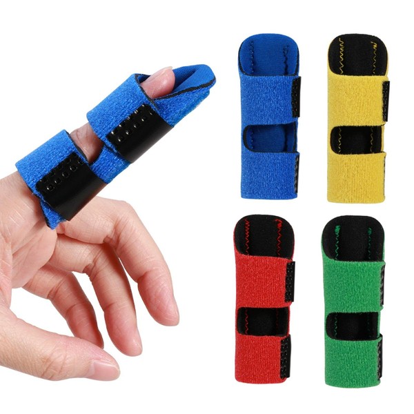 4 PCS Finger Splints, Finger Splints Finger Stabilizer Brace for