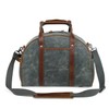 TSD Brand Stone Creek Waxed Canvas Weekender (Teal)