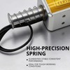 TOMSHIELE DC24V Linear Solenoid，35mm Stroke Push-Pull Solenoid Electromagnet，24V Electric Magnet，Long