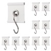 10pcs RV Awning Hooks, RV Awning Light Hooks for Pipe