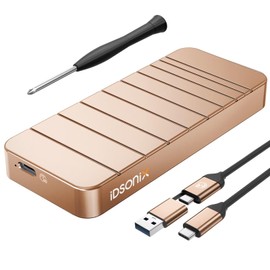 iDsonix 40Gbps M.2 NVMe PCIe SSD Enclosure Adapter[100% Aluminum], [PCIe 4.0] NVMe to USB 4.0 Compatible with Thunderbolt 3/4, NVMe Enclosure with UASP&Trim Support M-Key 2280 SSD