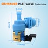 New Version W10327250 Water Inlet Valve for whirlpool dishwasher WDF520PADM7