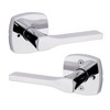 Kwikset Tripoli Lever Interior Privacy Door Handle with Lock, Door