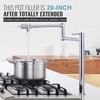 WOWOW Pot Filler Deck Mounted - Solid Brass Pot Filler