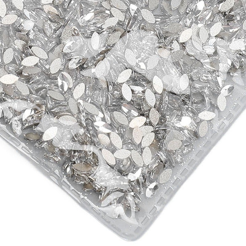 Flatback Rhinestones Decorative Sparkling Portable Nail Art Rhinestone for Clothes