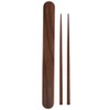 Portable Wooden Reusable Chopsticks Storage Case Box Chop Sticks Pack