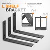 BATODA 12” Heavy Duty Shelf Brackets (6pcs) - L Shelf