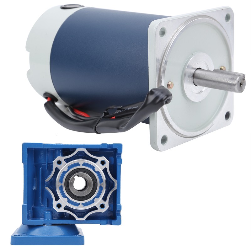 DC24V 5.5A 2200 r/min Worm Gear Reducer Motor 90W High