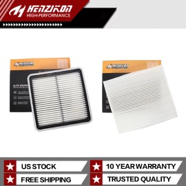 H HENZIKON HIGH-PERFORMANCE Combo Set Engine & Cabin Air Filter for Subaru Outback H4 2.5L 2010-2019 US New