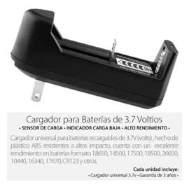 Taej 85 Pack 10 Cargadores Para Pila Bateria 18650 17670 14500 10440