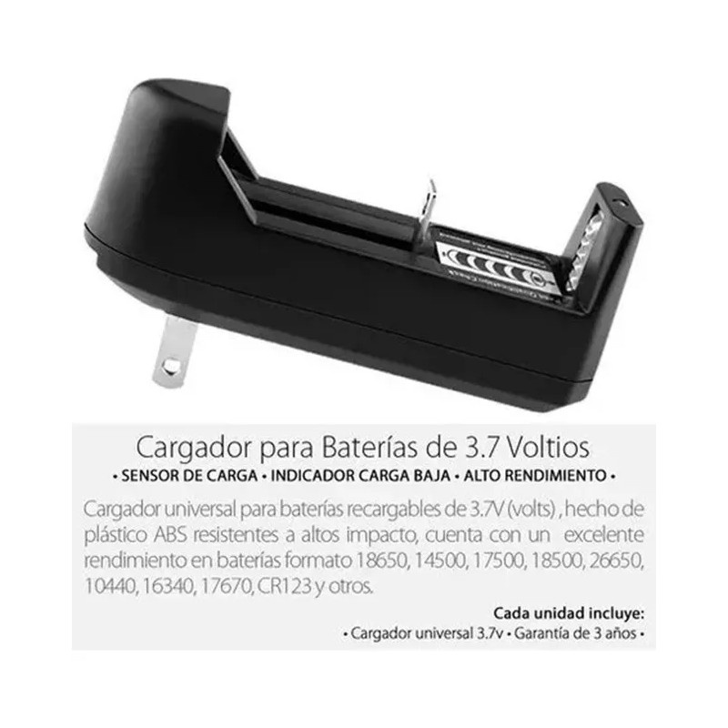 Taej 85 Pack 10 Cargadores Para Pila Bateria 18650 17670
