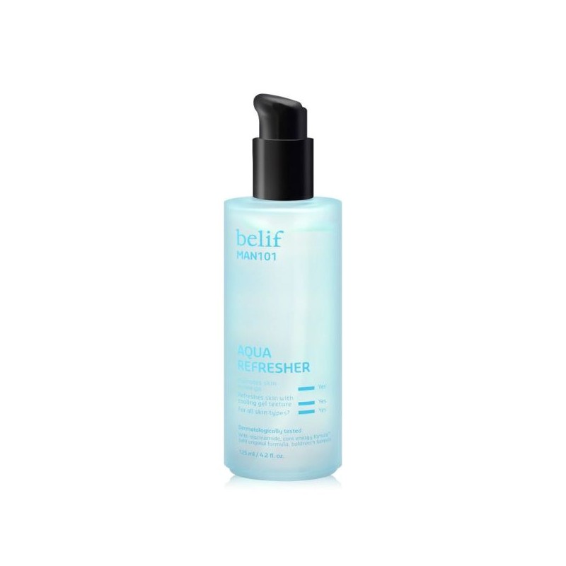 Belif 빌리프 맨올로지 101 아쿠아 리프레셔 125ml Belif Menology 101