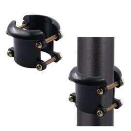 2 Pack Squirrel Baffle Accessory for Bird Feeder Pole and Bird Houses, Pole Mounted Buckle Stopper for Guarding Birdhouse (Baffle Not Included)