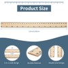 25 Pack Wooden Ruler 12 Inch Rulers Bulk Wood Measuring