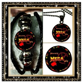 MEGADETH ROCK BAND THRASH METAL SET BRACELETN