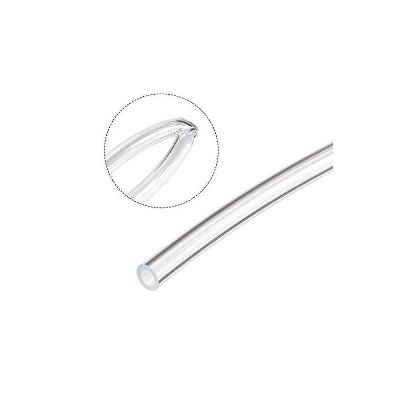 sourcing map PVC Hose 5 mm Inner Diameter x 7