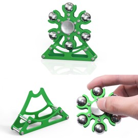 Desk-Fidget-Toys for Ferris-Wheels-Spinner: 4mins Kinetic-Metal-Spinner, Cool-Gadgets-Stuff for Kid Children Teen Adult EDC-Toy, ADHD Tools Stress Relief for Office Home School Men Woman Christmas