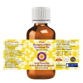 Deve Herbes Pure Bergamot Mint Essential Oil (Mentha citrata) Steam Distilled (Pack of Two) 100ml X 2(6.76 oz)