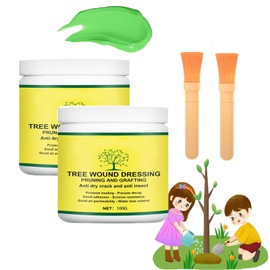 2026 Tree Wound Sealer,Tree Wound Pruning Sealer,Pruning Sealer,Tree Wound Dressing With Brush,Tree Wound Sealer Healing Paste,Bonsai Cut Paste,Bonsai Tree Pruning Sealer For Tree Wound (2SET)