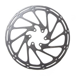 Clarks Cycle Systems Z8 Steel 6-Bolt Disc Brake Rotor, Silver, 180mm