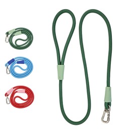 ZOOGHY Heavy Duty Dog Leash with 360° Rotating Metal Clip, Durable Slip Lead for Small, Medium, and Large Dogs, Perfect for Training and Daily Walks, Green