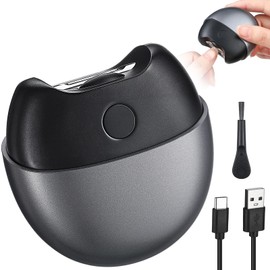 Lanties Electric Automatic Nail Clipper Safety Electric Fingernail Trimmer Nail Cutter with Cleaning Brush and Charging Cable for Adult, Men, Caregivers, Grey and Black