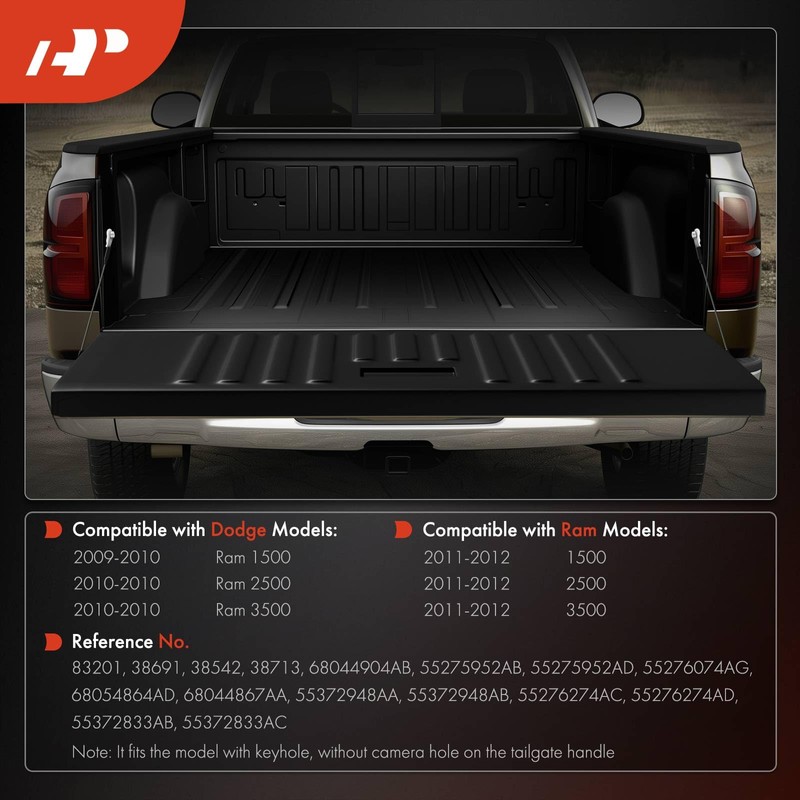A-Premium 30-PC Tailgate Rebuild Kit Compatible with Dodge Ram 1500