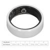 Smart Ring White IP68 Waterproof BT Pedometer Sleep Monitoring Rechargeable