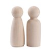 Egurs Holzfiguren 10 Stück 75mm DIY Figuren (5*Männlich +5*Weiblich)