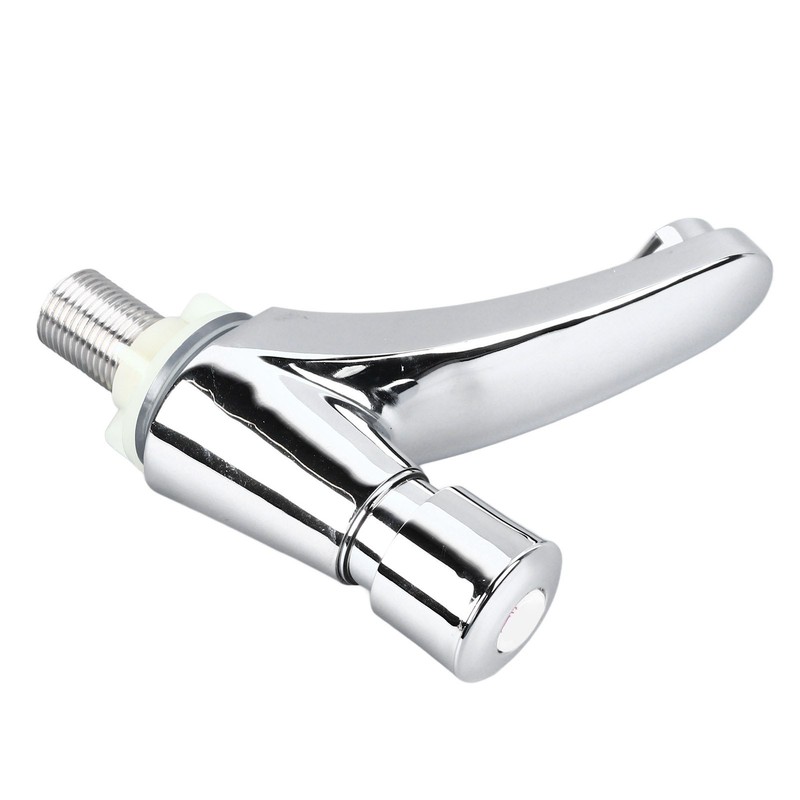 Basin Sink Faucet Push Button Design Water Saving Rugged Reliable