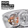 G-PLUS Headlights Assembly w/Bulbs Compatible with Dodge Ram 1500 06-08/Dodge