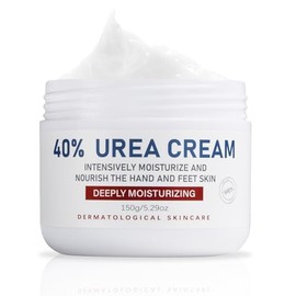 OUKEYA Crema de Urea 40% con Glicerina y Vitamina E 150g | Urea 40%, Glicerina, Vitamina E, Hidratación Corporal, Cuidado de Pies, Talones y Manos, Us