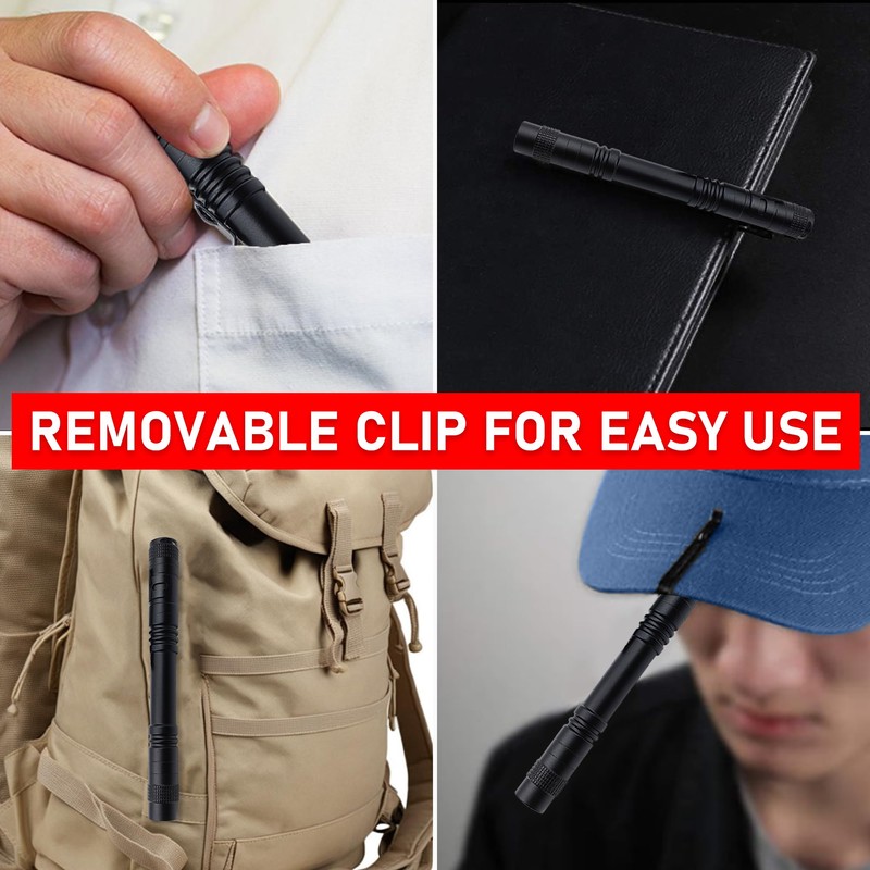 Naiveisland Pen Flashlight, Led Pen Light Flashlights with Clip,High Lumen