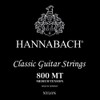 Hannabach Classical Guitar Strings Series 800 Low Tension silver-plated 3-piece