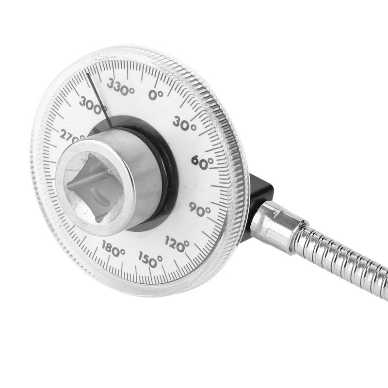 1/2in Torsion Angle Gauge Torque 360 Degrees Angle Measuring Gauge