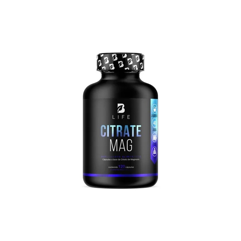 Citrato De Magnesio De 120 Cpsulas Magnesium Citrate B Life