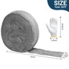 Stainless Steel Wool with Gloves, Steel Wool Fill Fabric Roll,