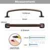 Ravinte Decor 10 Pack Cabinet Handles Arch Cabinet Pulls -