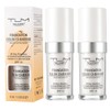 2PCS TLM Colour Changing Foundation - Flawless Coverage, Lightweight Formula,