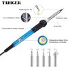 Tabiger Soldering Iron Kit 60W 110V-Adjustable Temperature Welding Soldering Iron