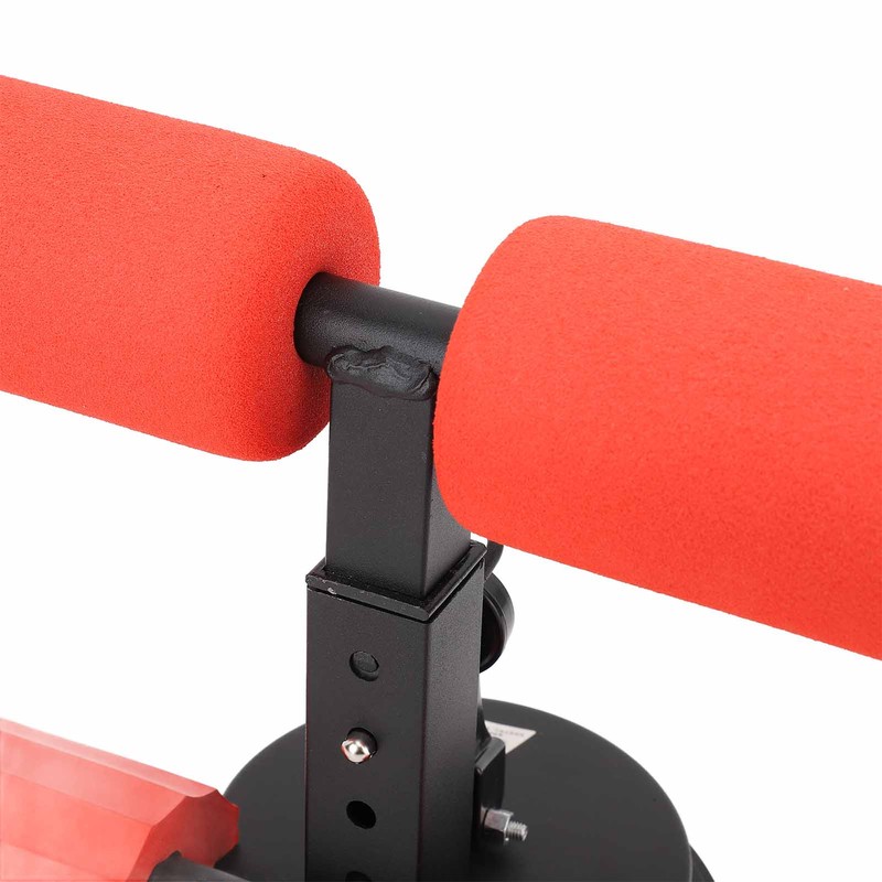 Sit Up Assistant Device Red Powerful Suction Cup Iron Foam
