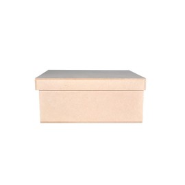 Caja De Almacenamiento de madera (MDF) - Caja Organizadora Para regalo de Boda, Fiesta, Contenedores de Almacenamiento Caja de regalo para hombre o mujer Cubo organizador Caja de recuerdos. (16x16x6)