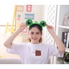 Edostree QWFD-01 Frog Fluffy Headband, Hair Band, Hair Ornament, Costume