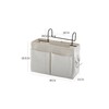 aimall Dormitory Bedside Storage Pocket, Hanging Basket Bedside Caddy, Bedside